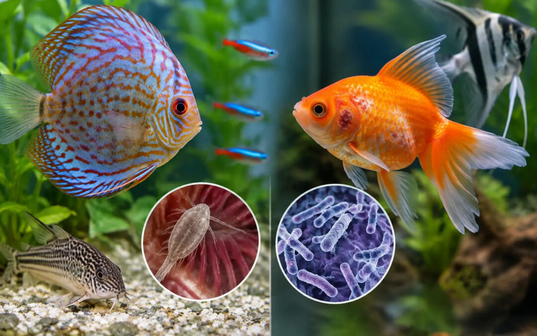 fish disease bacterial or parasite